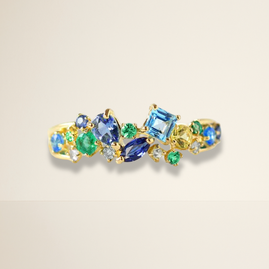 SPHÍNX GARDEN GOLD RING